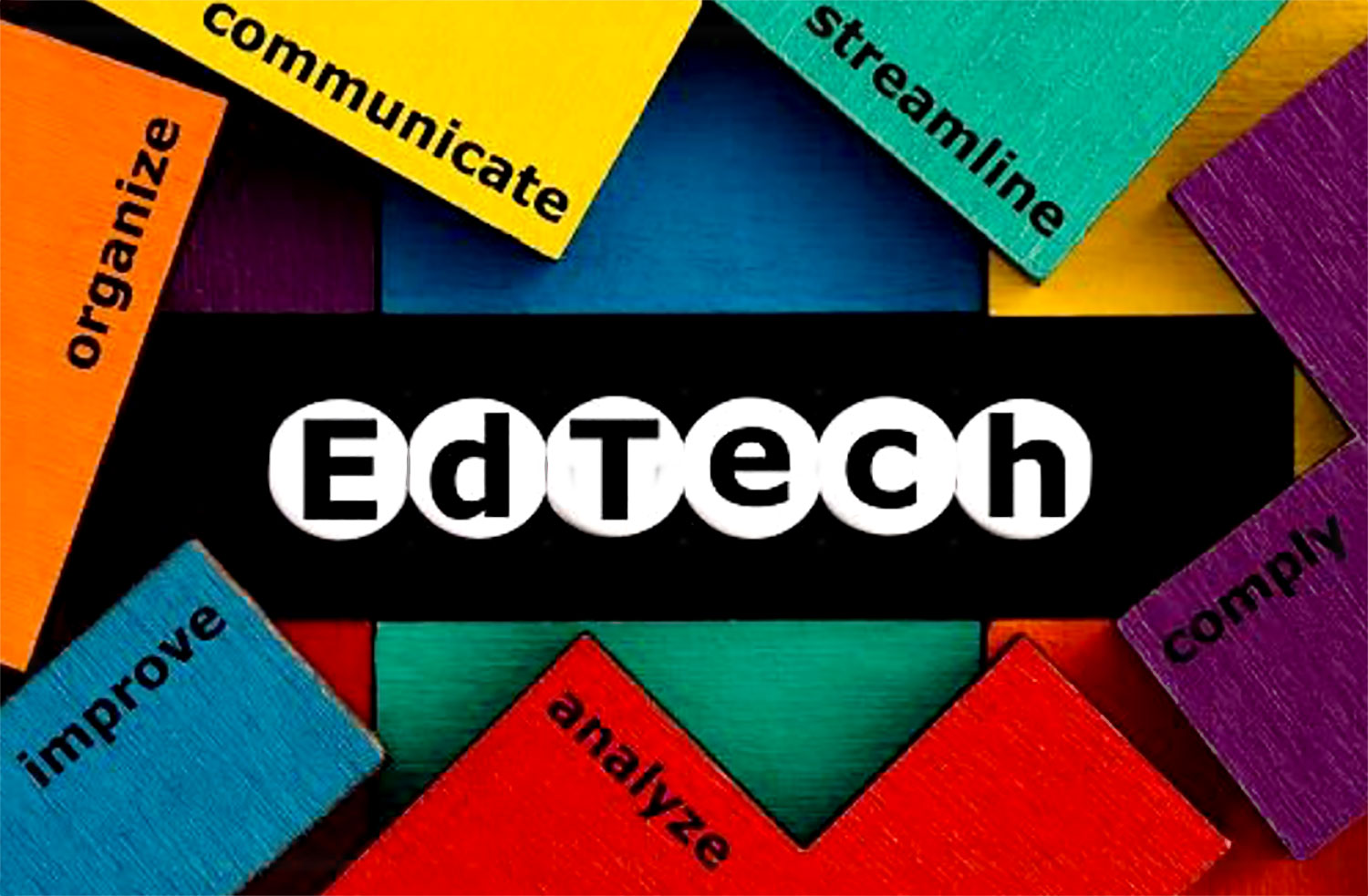 EdTech with colored boxes