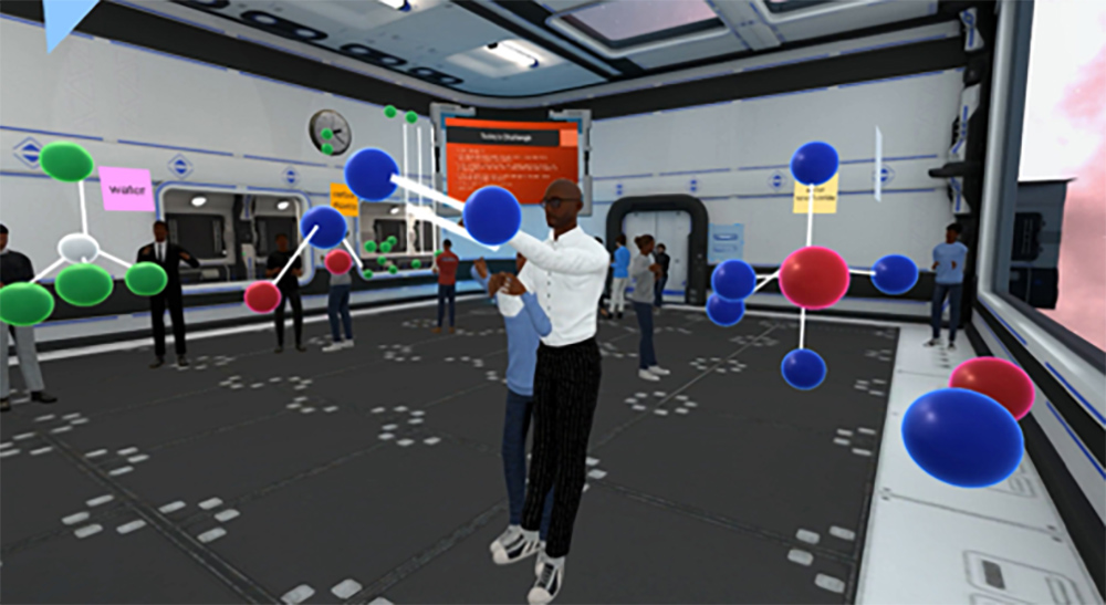 VR metaverse science lab